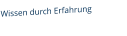 Wissen durch Erfahrung